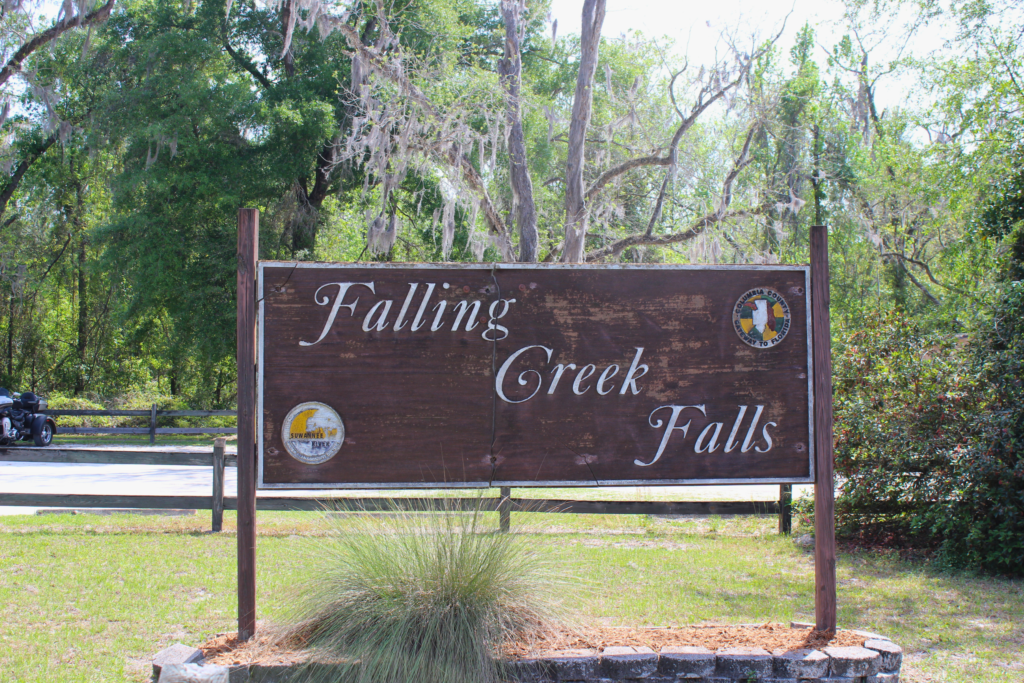 Sign for Falling Creek Falls